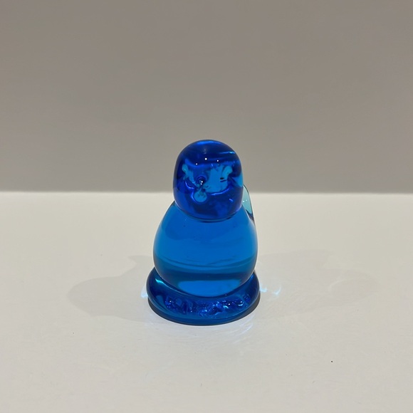 Bluebirds Of Happiness Vintage Glass Figurine Handmade Leo Ward 1991 - Picture 6 of 10